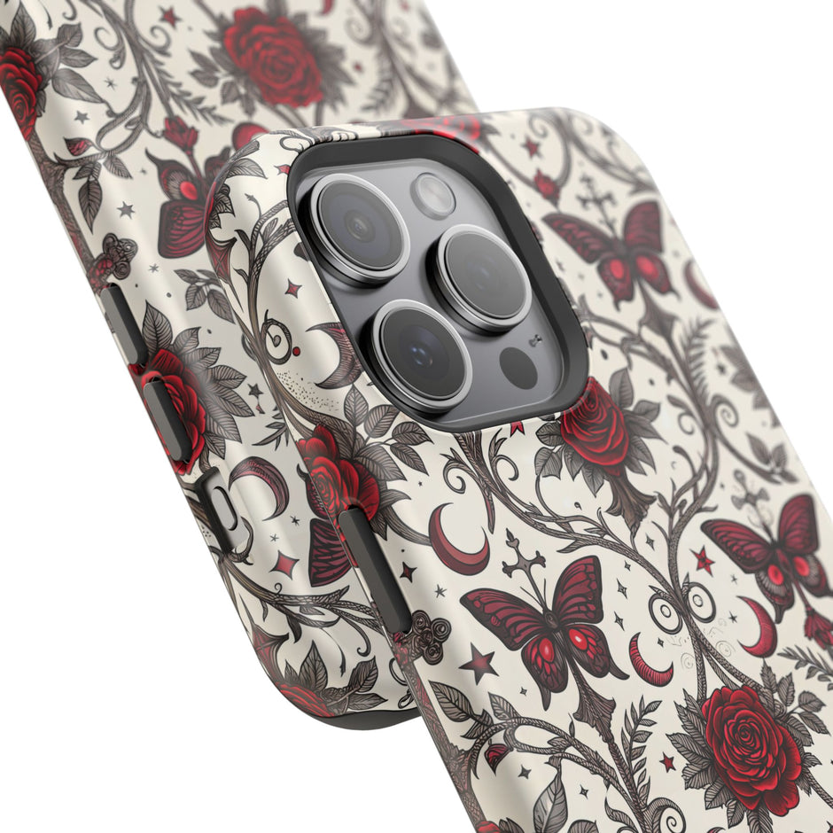 Rose & Butterfly - Extreme MagSafe Phone Case