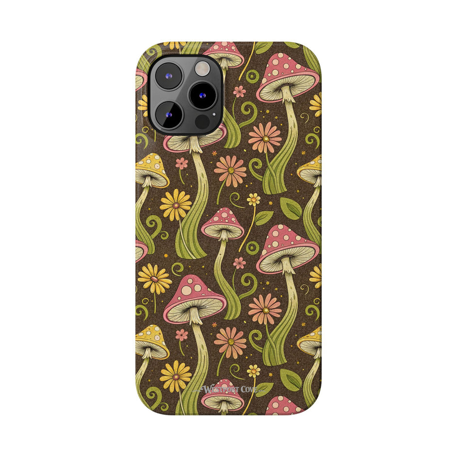 Magic Mushroom - Essential Phone Case – Retro Psychedelic Botanical Design