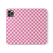 Pink Gingham - Flip Case – Wallet Flip Case with Card Slots