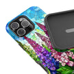 Floral Mosaic Stained Glass Colorful Lupine - Extreme Impact MagSafe Phone Case