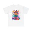 Cute Rainbow Pumpkin Stack Halloween Tee — Colorful Jack-o’-Lanterns & Ghosts T-Shirt