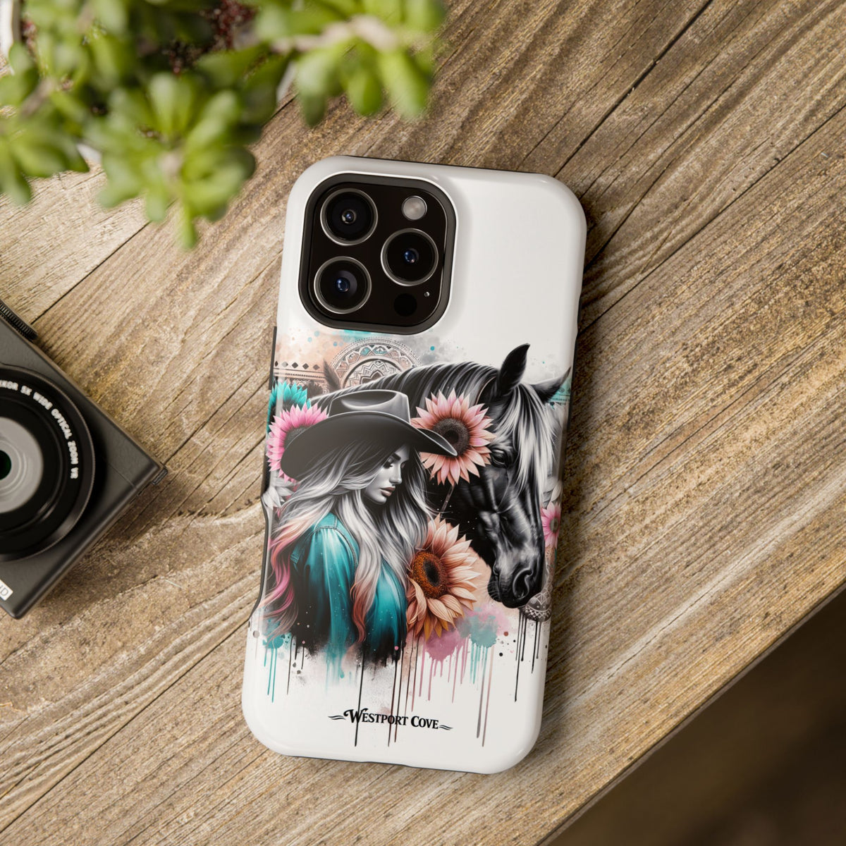 Horse & Cowgirl - Extreme Impact MagSafe Phone Case