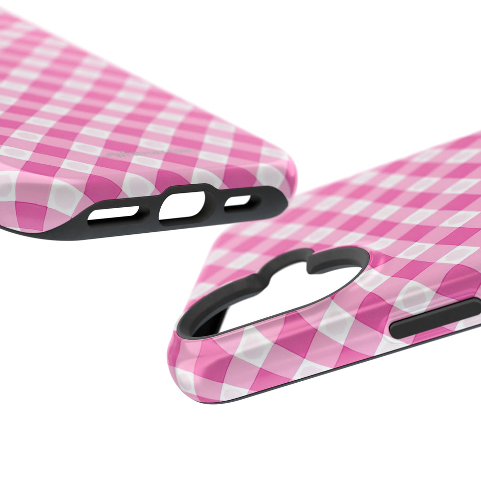 Pink Gingham - Extreme Phone Case