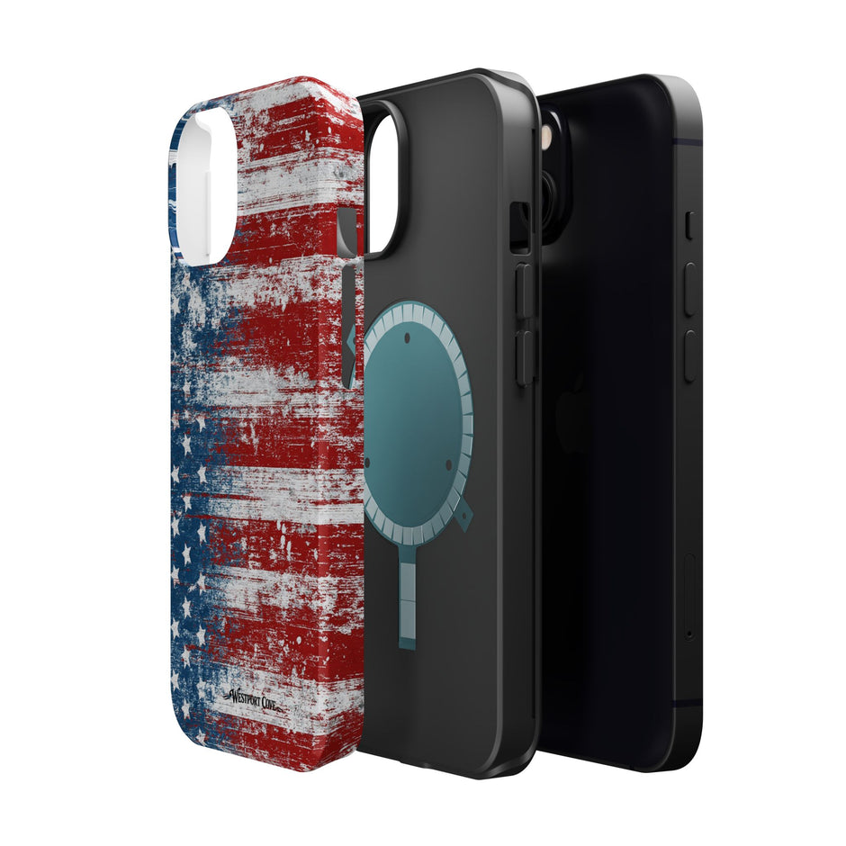 American Flag Distressed - Extreme MagSafe Phone Case