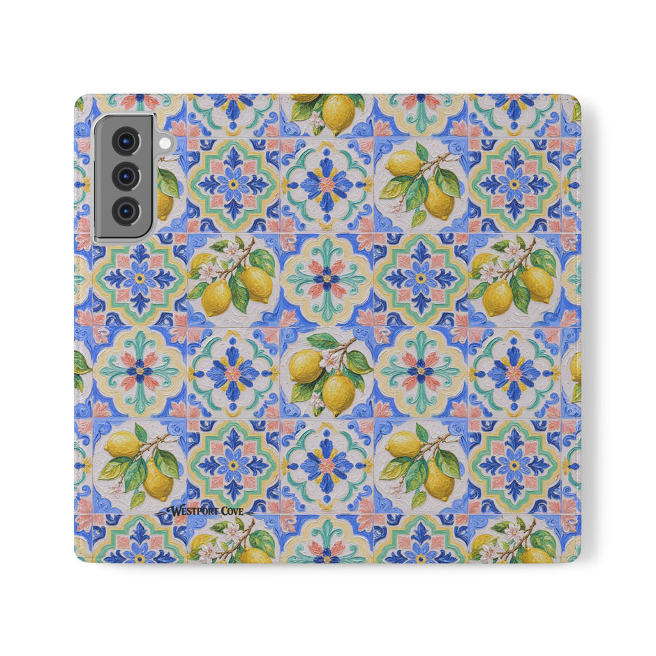 Santorini Lemon - Flip Case