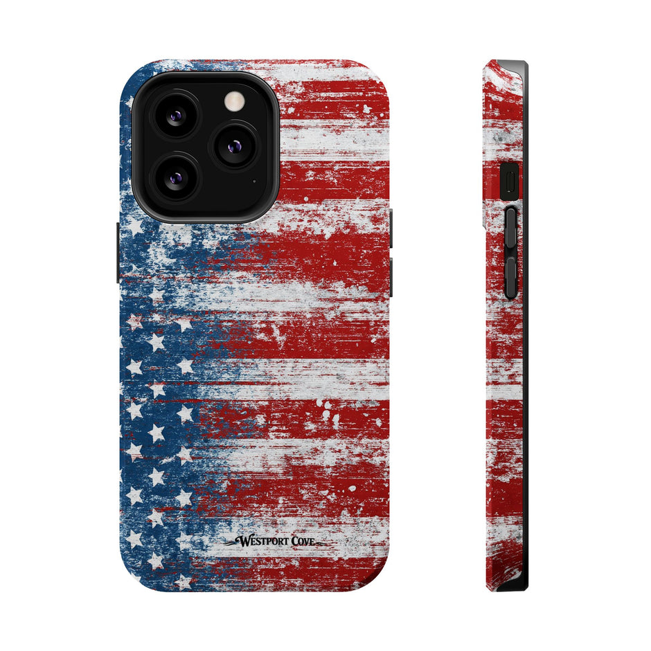 American Flag Distressed - Extreme MagSafe Phone Case