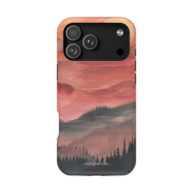 Sunset Mountain - Extreme MagSafe Phone Case