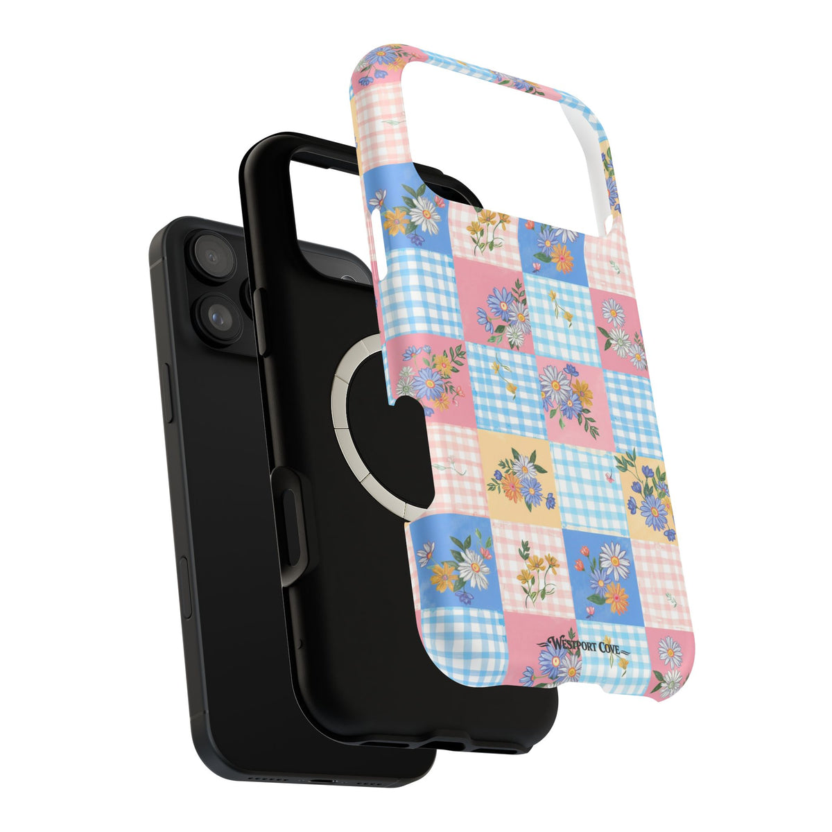 Pastel Floral Patchwork Extreme Impact MagSafe Phone Case