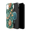 Teal Peony - Extreme MagSafe Phone Case