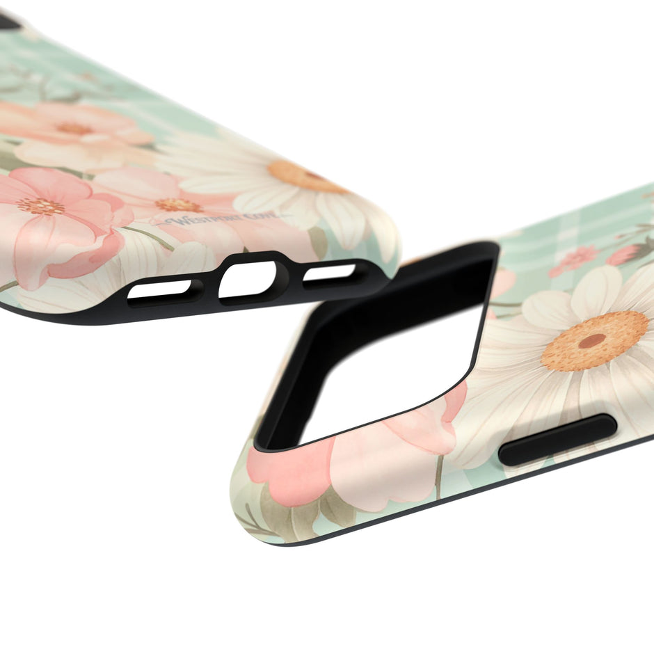 Pastel Daisy Floral Extreme Impact MagSafe Phone Case
