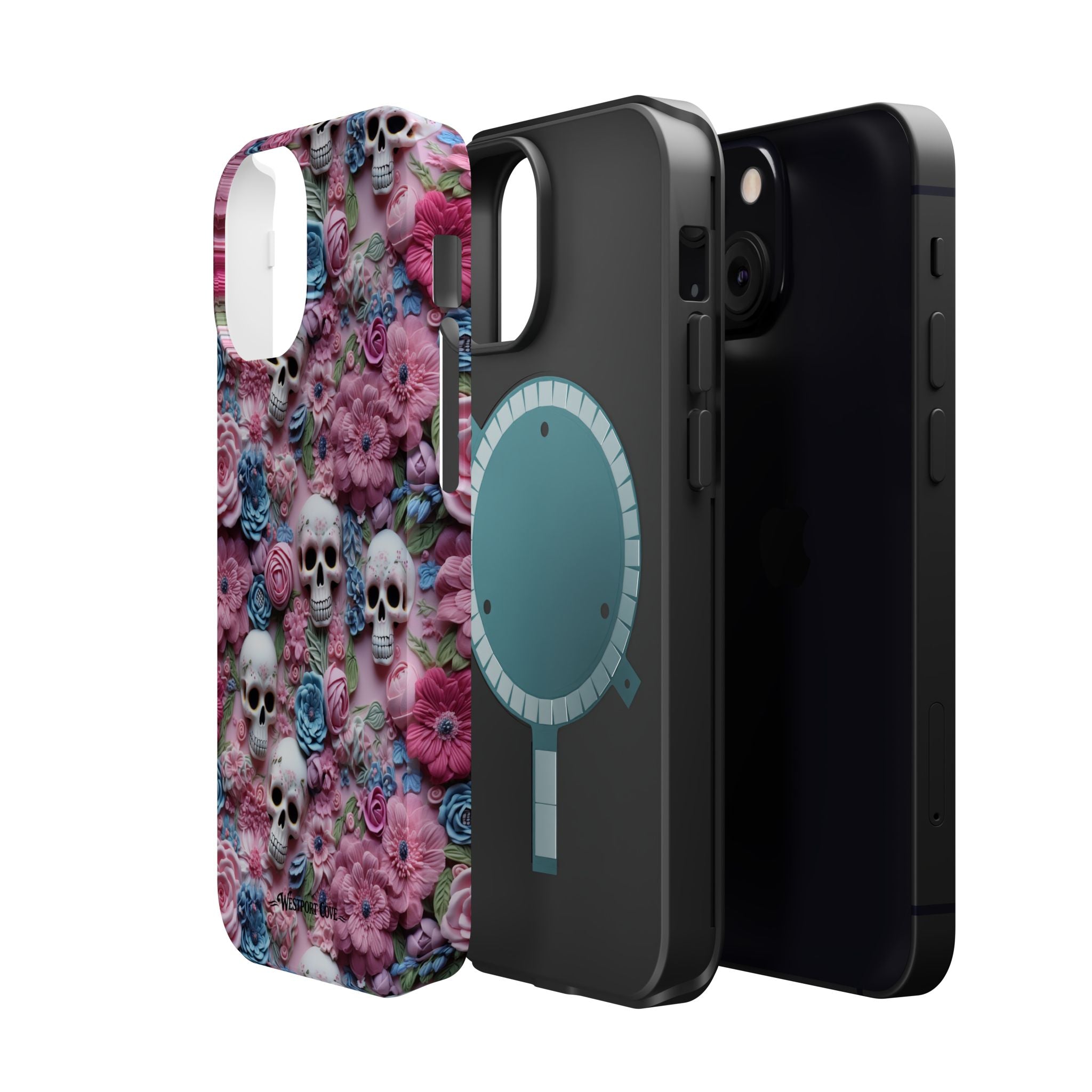 Floral Skull - Extreme MagSafe Phone Case