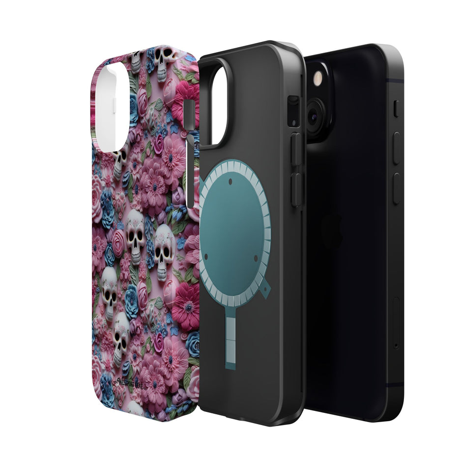 Floral Skull - Extreme MagSafe Phone Case