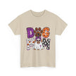 Dog Mom Halloween T‑Shirt — Ghost Pup & Spooky Pattern Tee