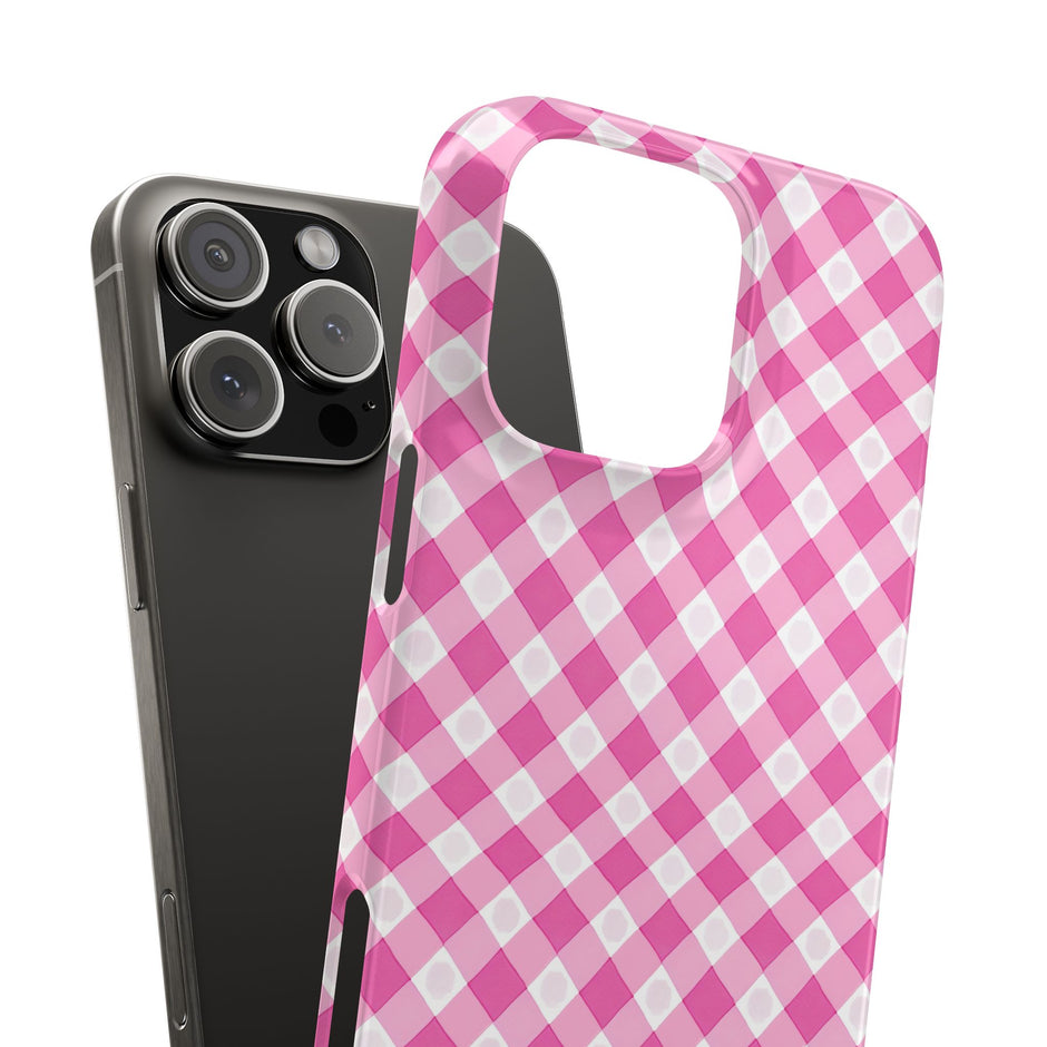 Pink Gingham - Elite Case