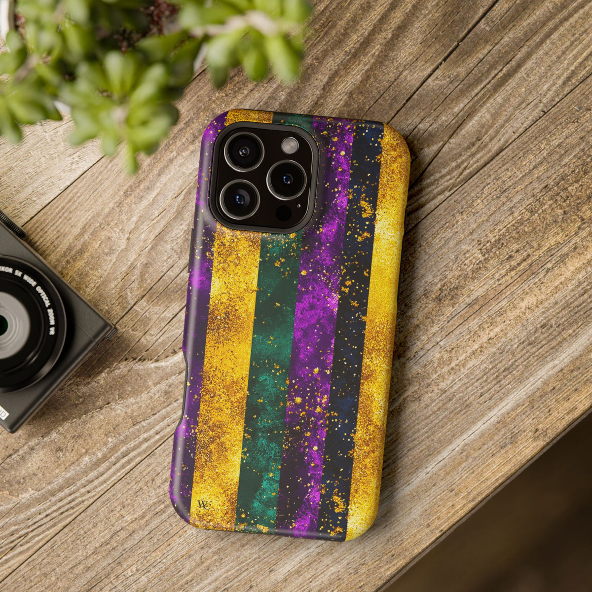 Mardi Gras Stripe - Extreme Impact MagSafe Phone Case