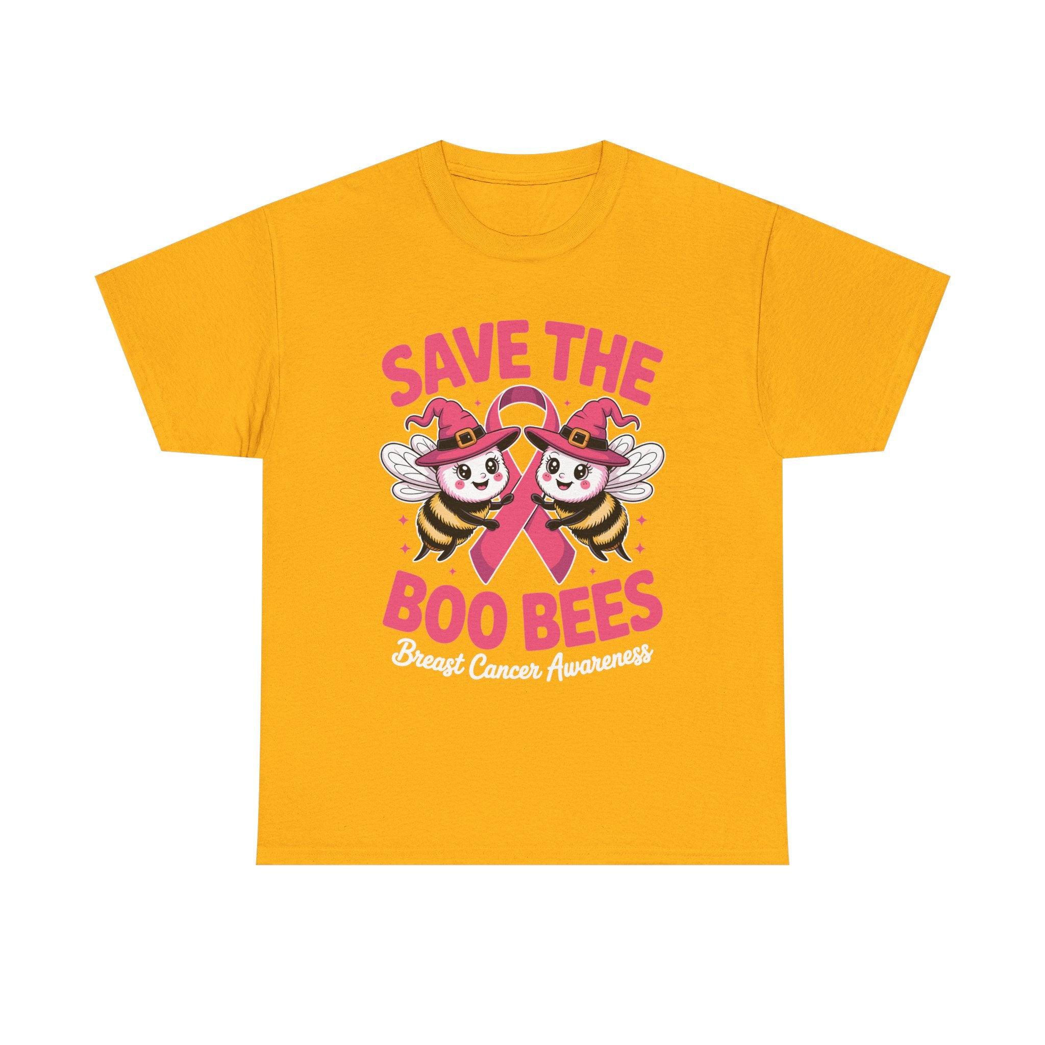 Save the Boo Bees T-Shirt — Breast Cancer Awareness Pink Ribbon Tee