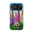 Floral Mosaic Stained Glass Colorful Lupine - Extreme Impact MagSafe Phone Case