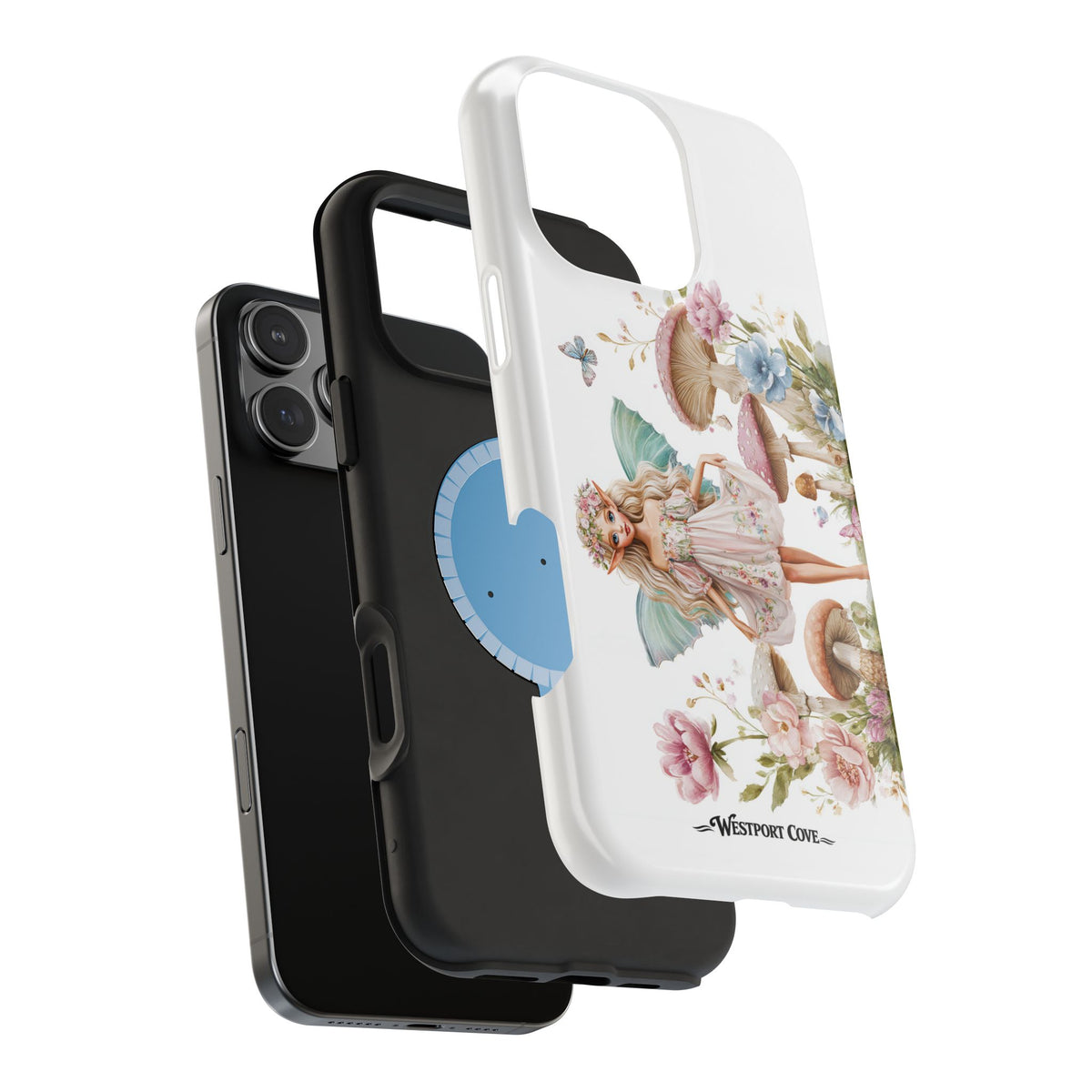 Fairy Vintage Mushroom Garden - Extreme Impact MagSafe Phone Case