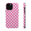 Pink Gingham - Extreme Phone Case