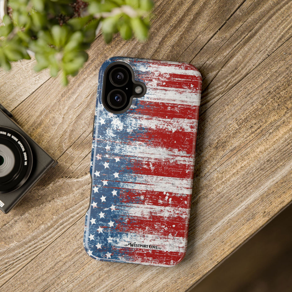 American Flag Distressed - Extreme MagSafe Phone Case