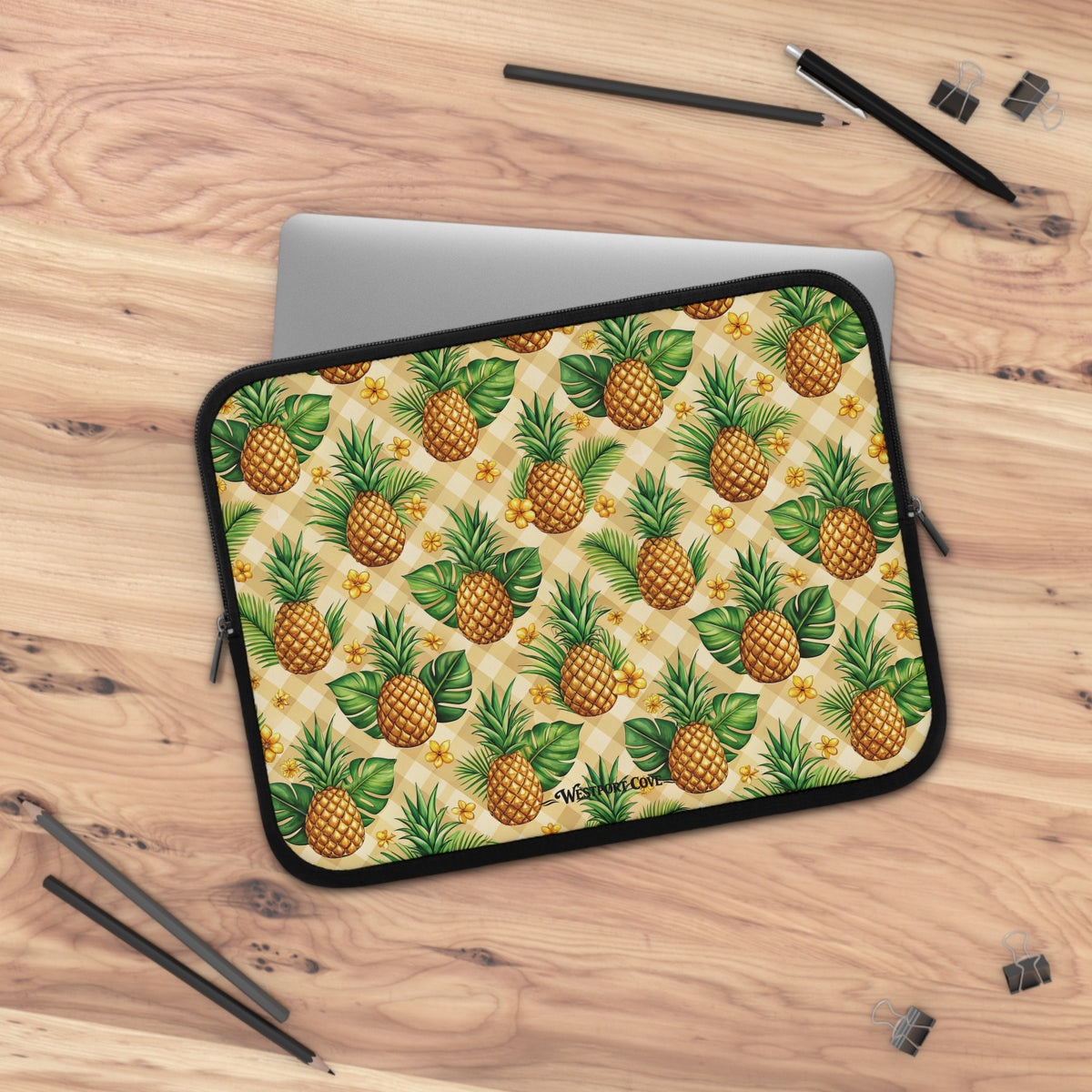 Fine-apple Laptop Sleeve – Tropical Fruit Protective Case