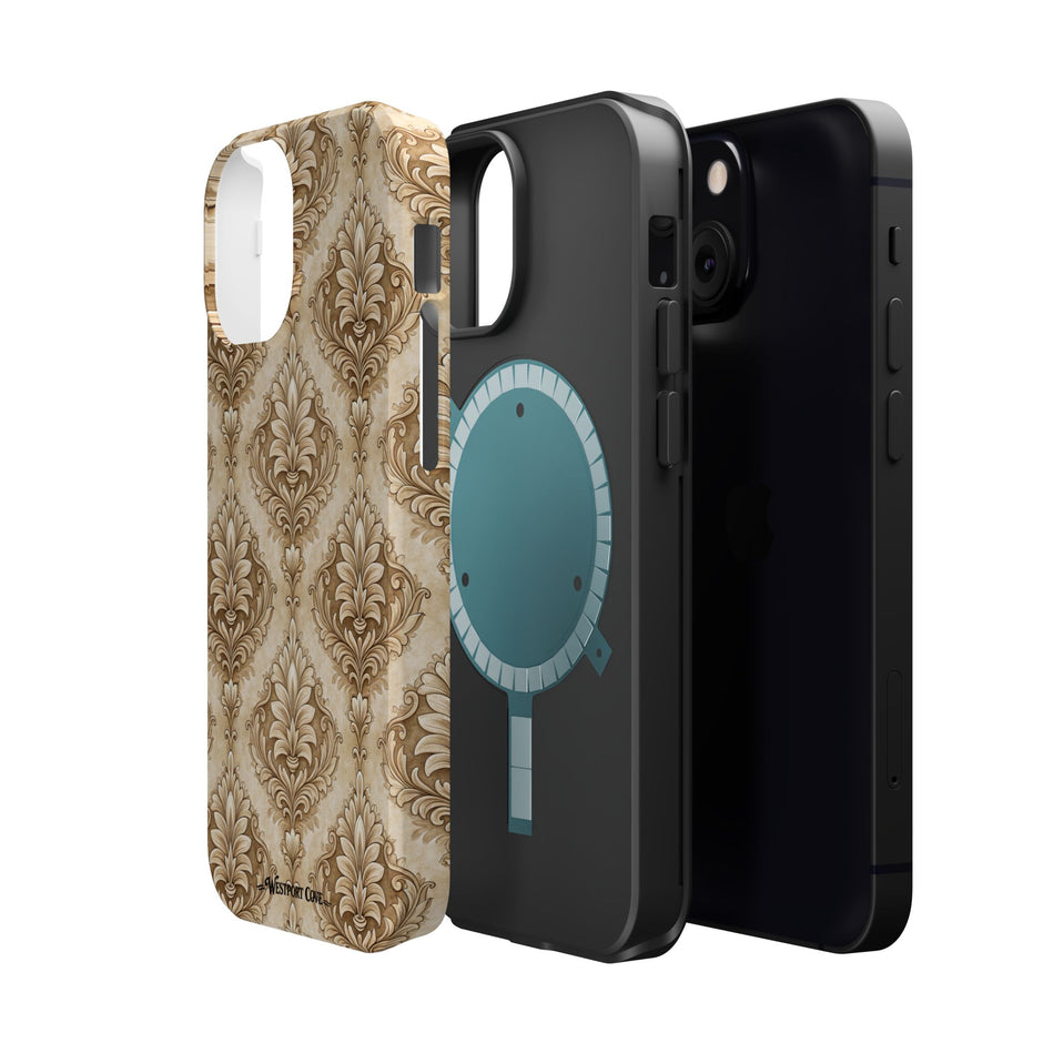 Damask Taupe - Extreme MagSafe Phone Case