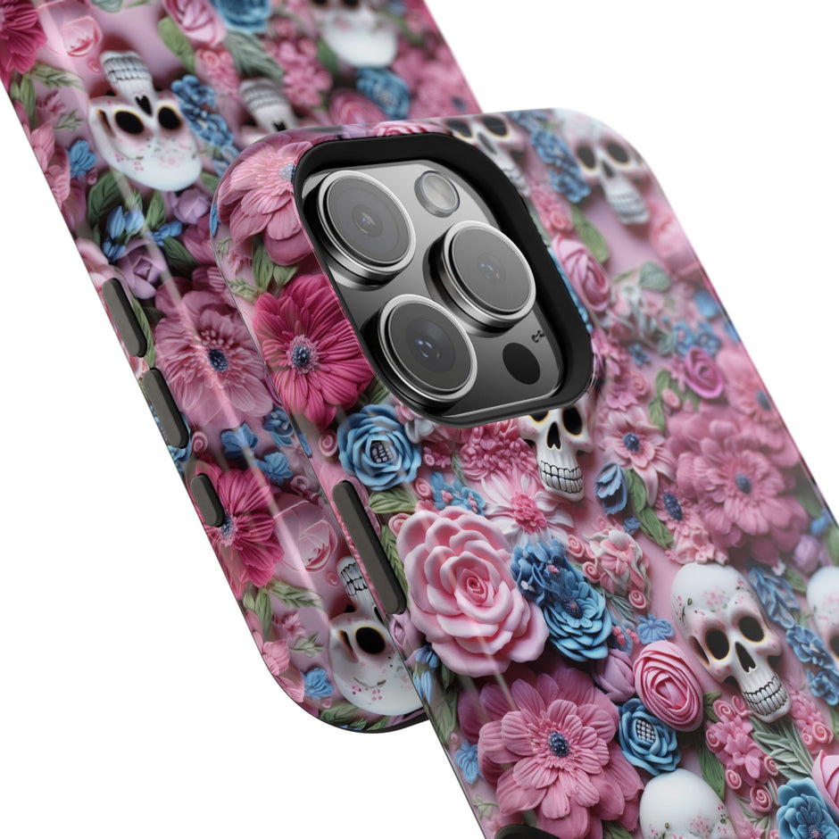 Floral Skull - Extreme MagSafe Phone Case