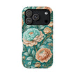 Teal Peony - Extreme MagSafe Phone Case