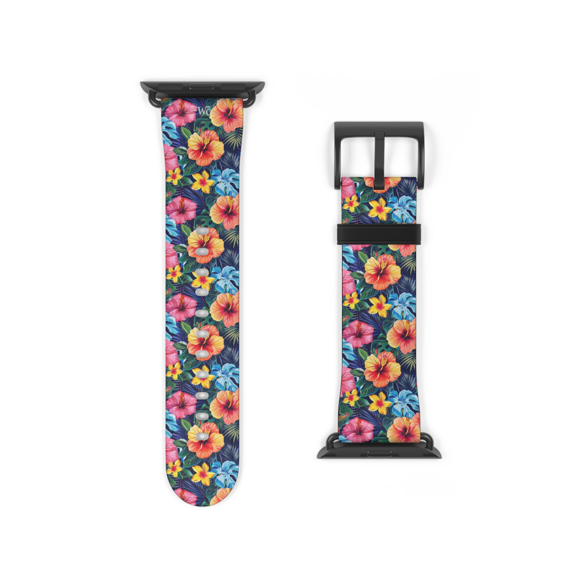 Floral Hibiscus - Apple Watch Band -Colorful Tropical Watch Strap