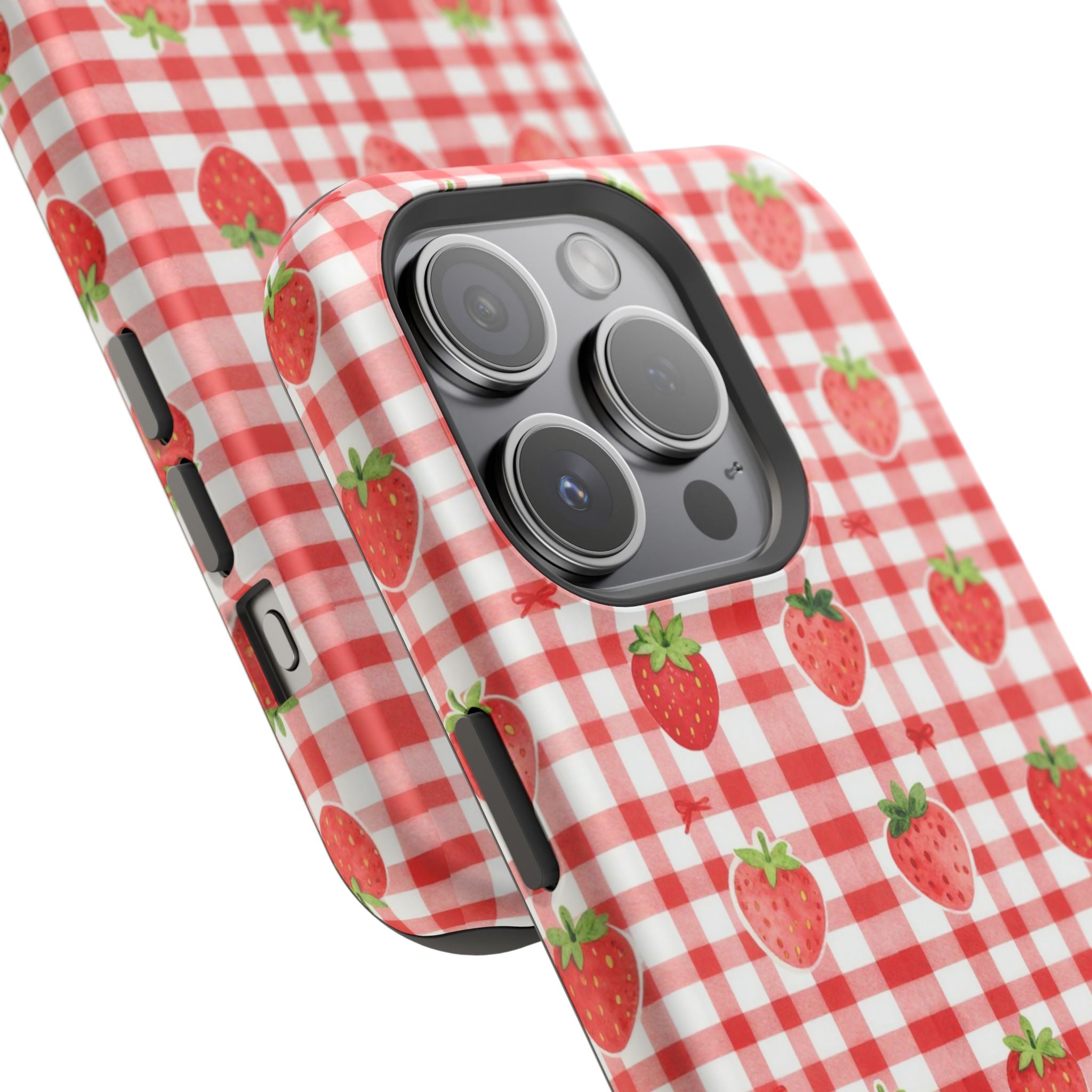 Strawberry Gingham - Extreme MagSafe Phone Case