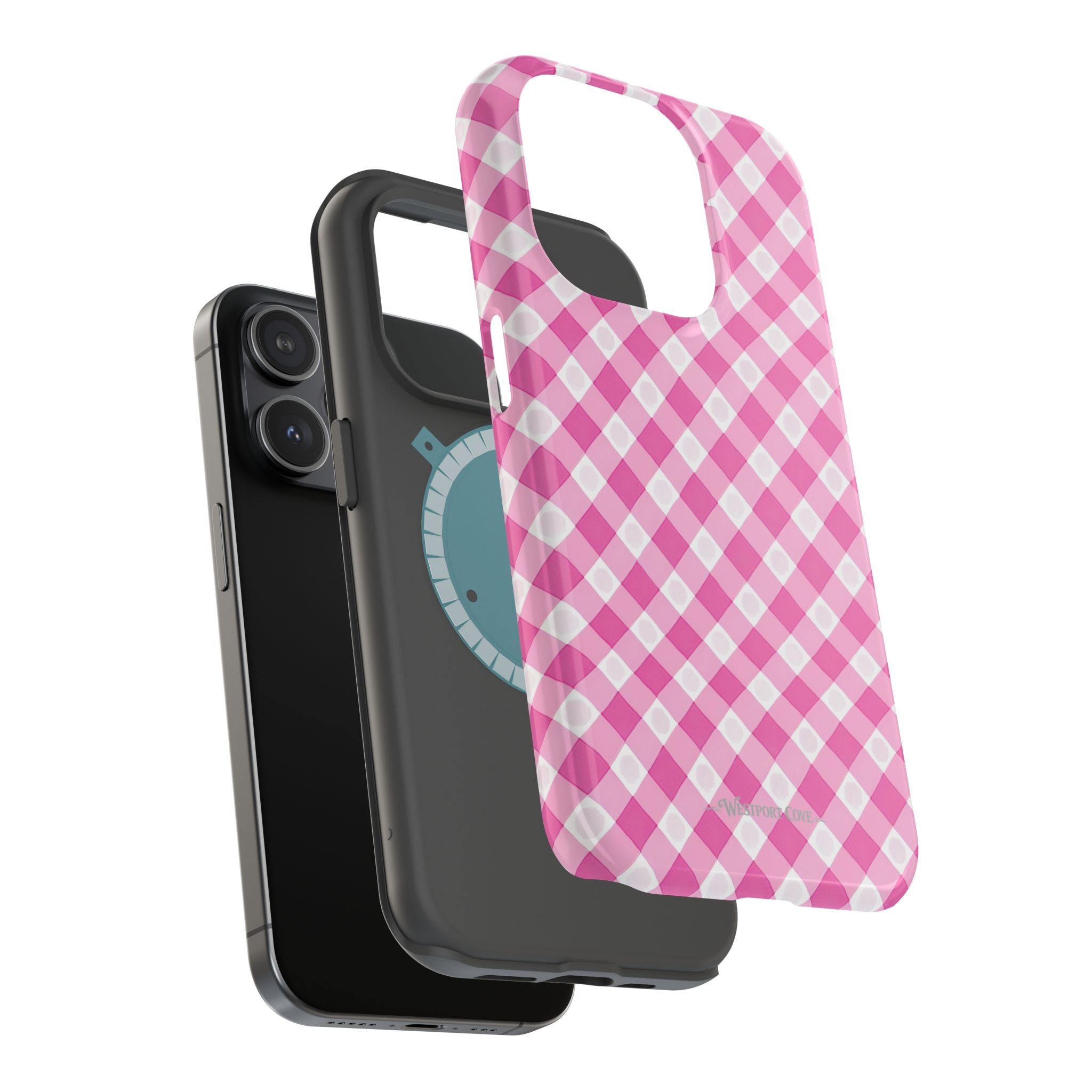 Pink Gingham - Extreme Phone Case