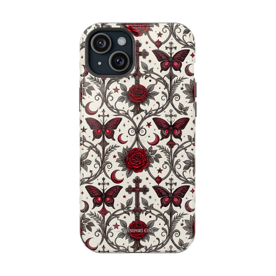 Rose & Butterfly - Extreme MagSafe Phone Case