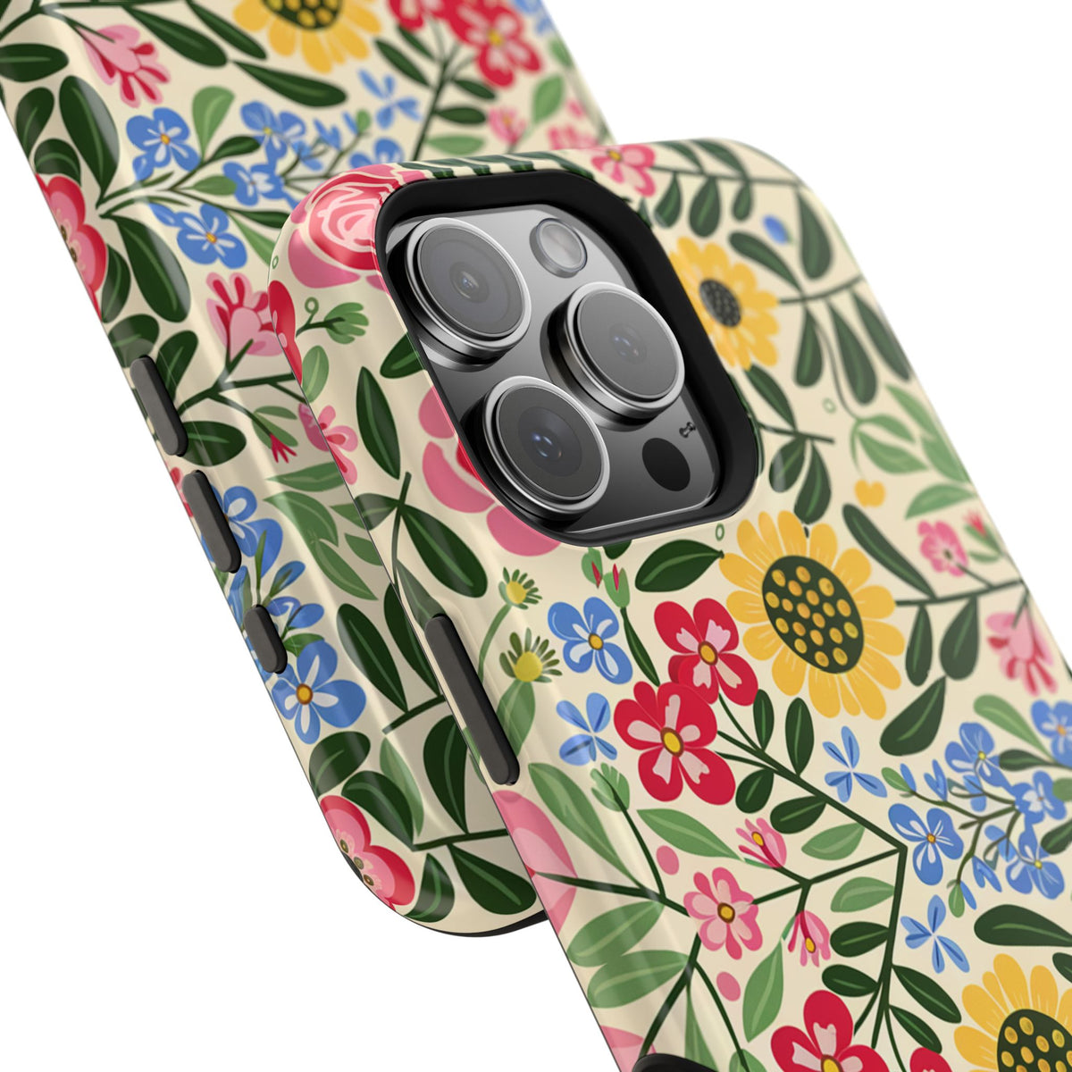 Floral Folk - Extreme Impact MagSafe Phone Case
