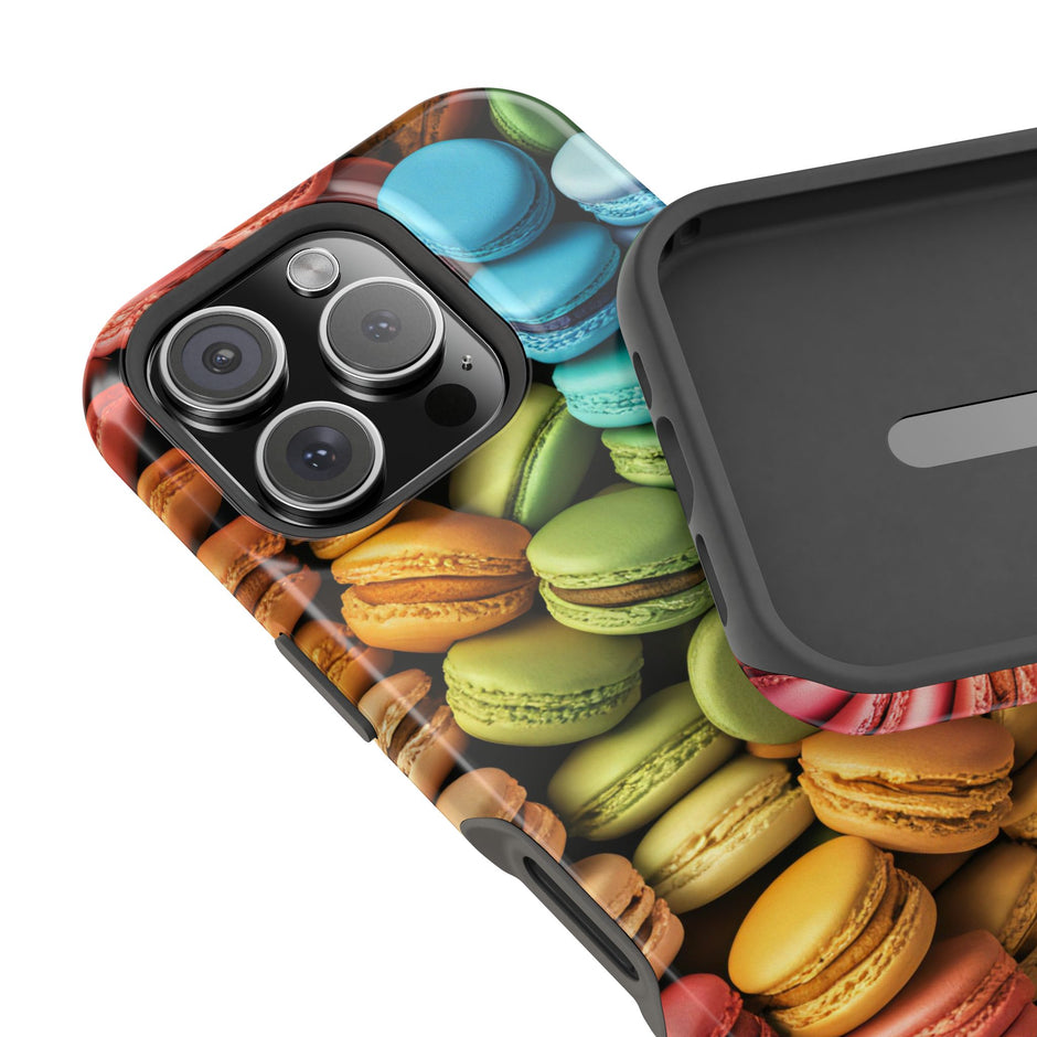 Rainbow Macarons  - Extreme Impact MagSafe Phone Case