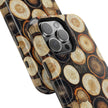 Timber - Wood Slice Pattern Extreme Impact MagSafe Phone Case Protective Cover