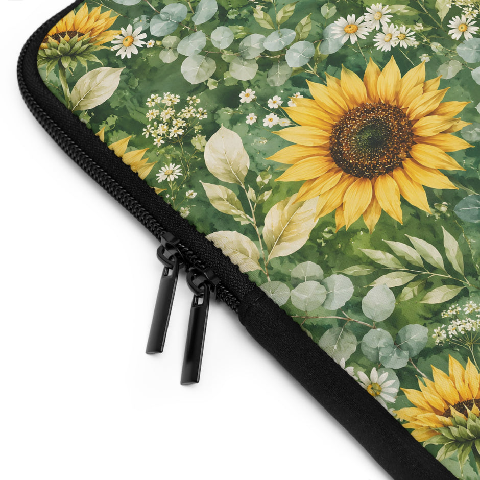 Sunflower Garden - Safe Harbor Laptop Sleeve