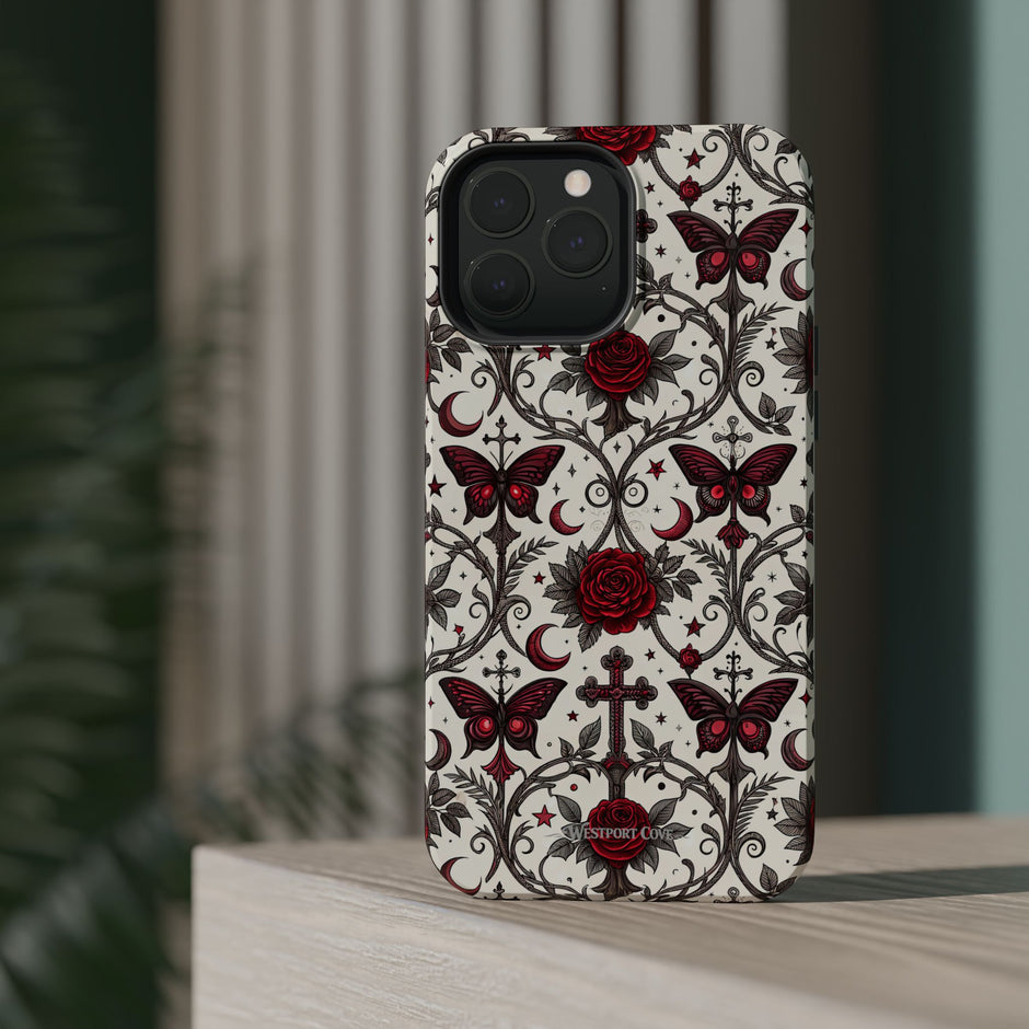 Rose & Butterfly - Extreme MagSafe Phone Case