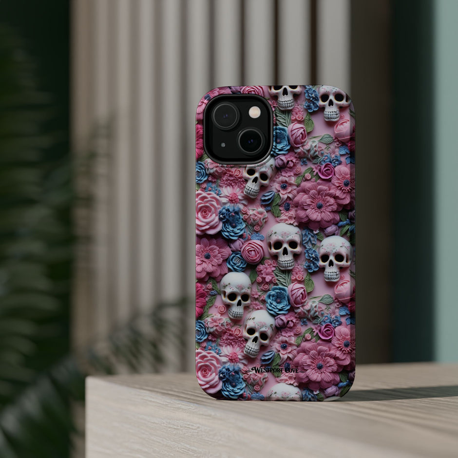 Floral Skull - Extreme MagSafe Phone Case