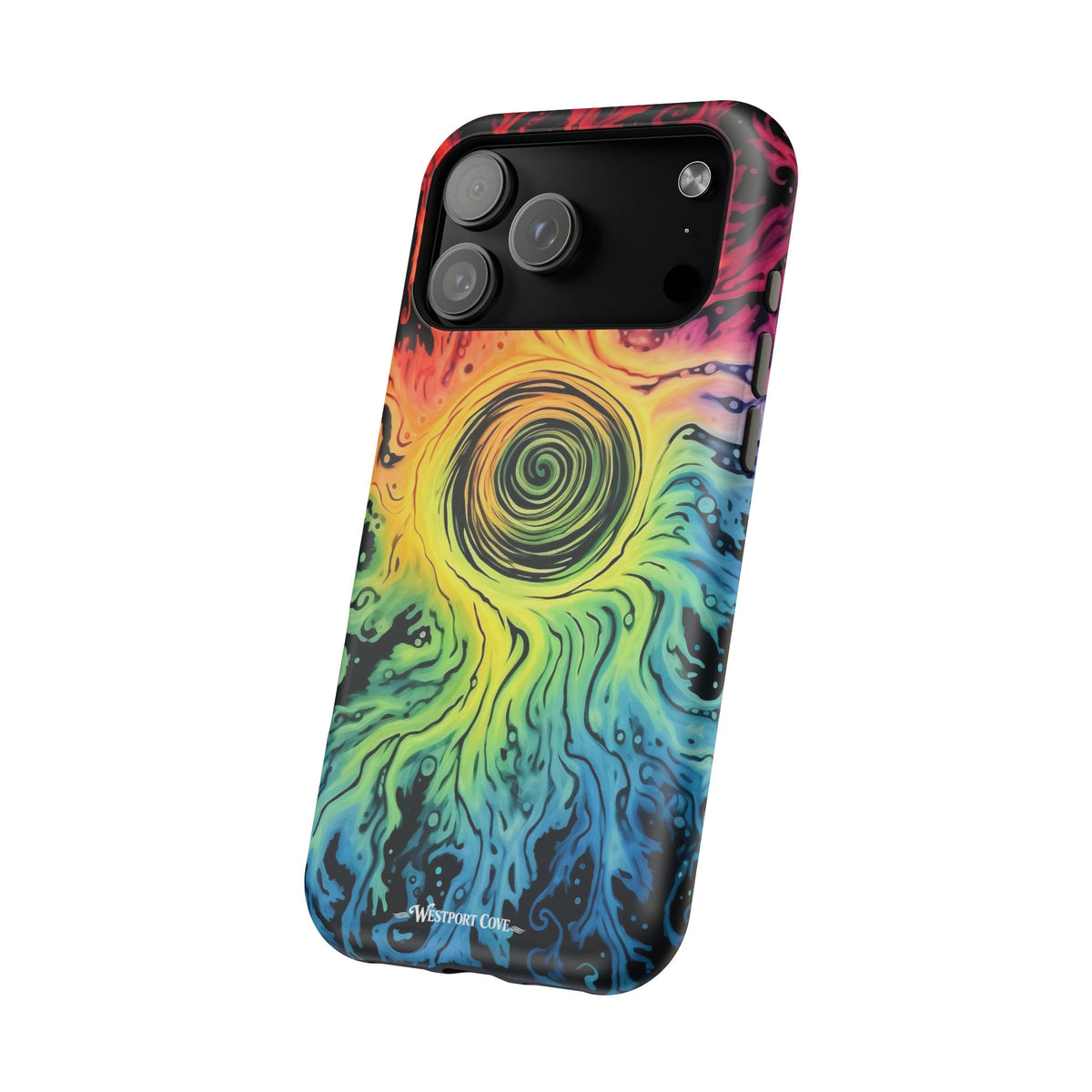 Psychedelic Rainbow Swirl Phone Case — Extreme Magsafe Phone Case