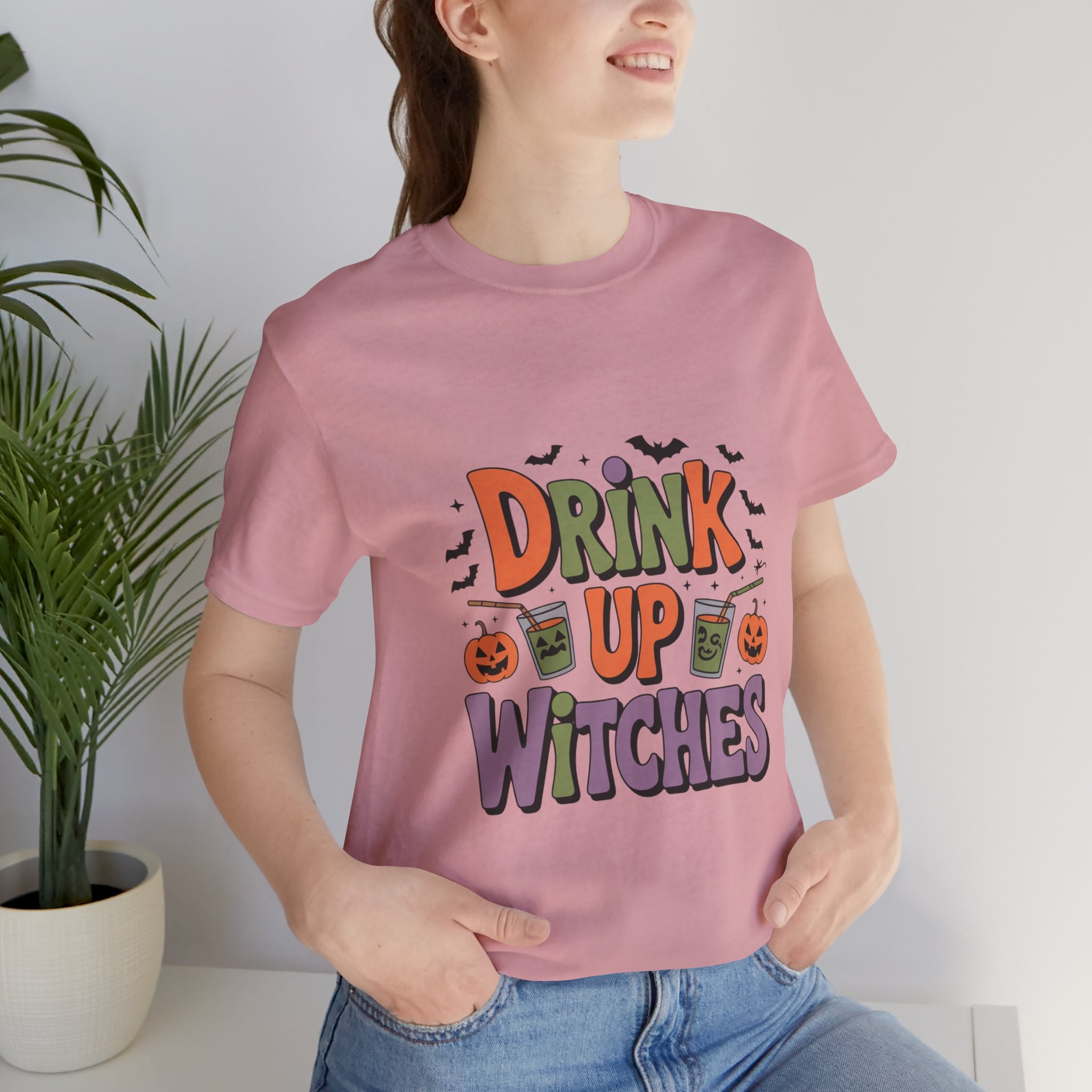 Drink Up Witches Halloween Tee — Funny Witchy Pumpkin Party T-Shirt