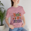 Drink Up Witches Halloween Tee — Funny Witchy Pumpkin Party T-Shirt