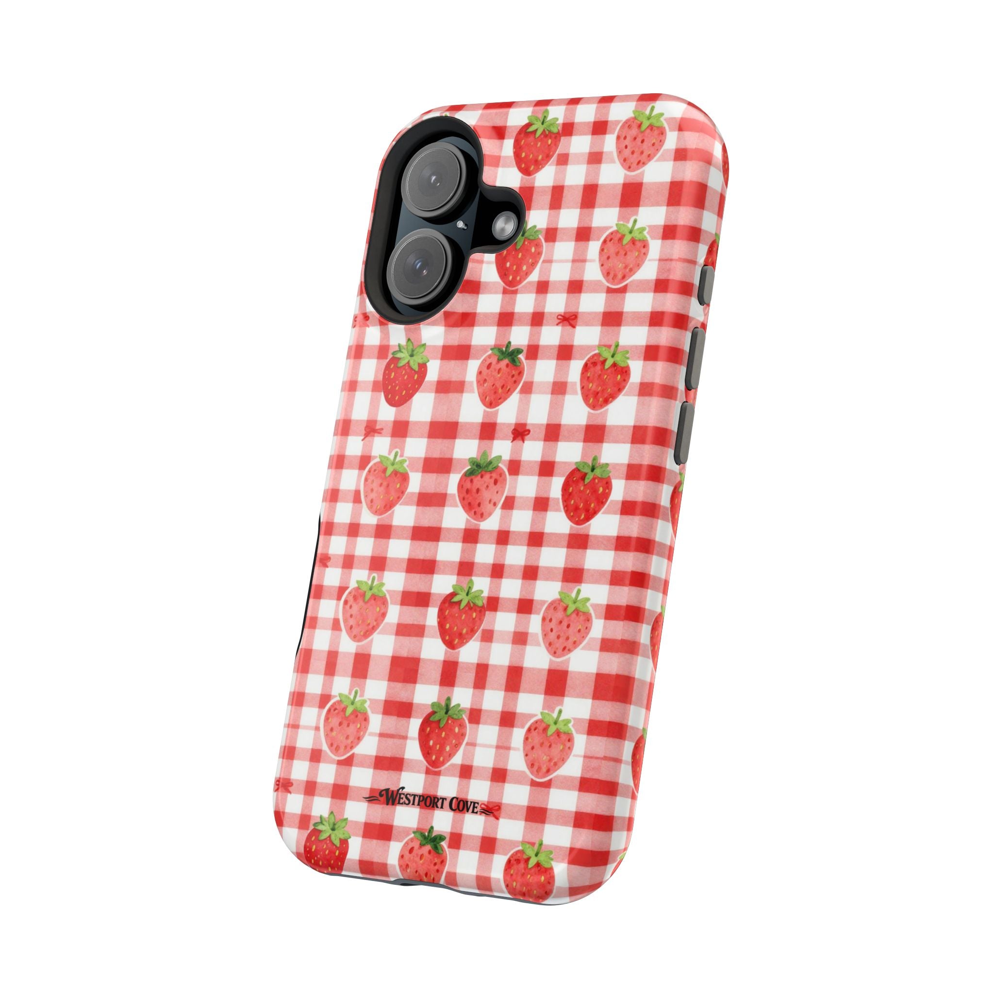 Strawberry Gingham - Extreme MagSafe Phone Case