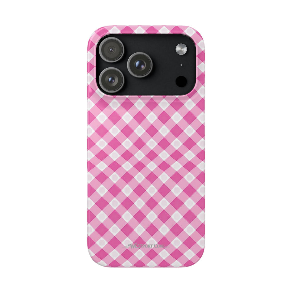 Pink Gingham - Elite Case