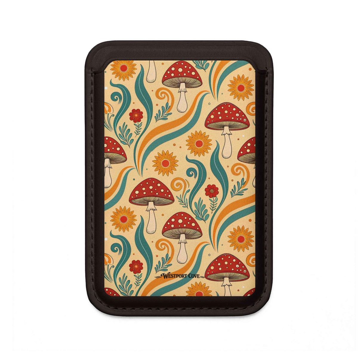 Fancy Fungus - MagSafe Vegan Card Holder