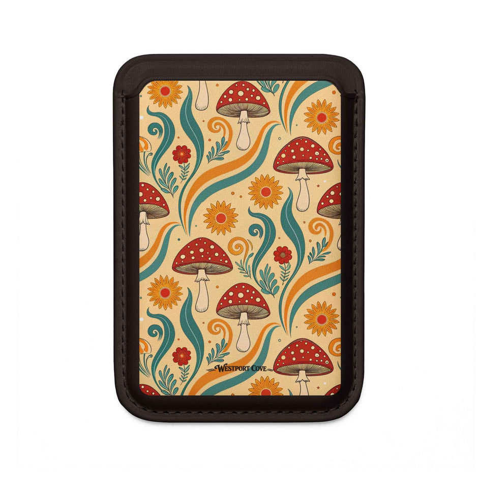 Fancy Fungus - MagSafe Vegan Card Holder
