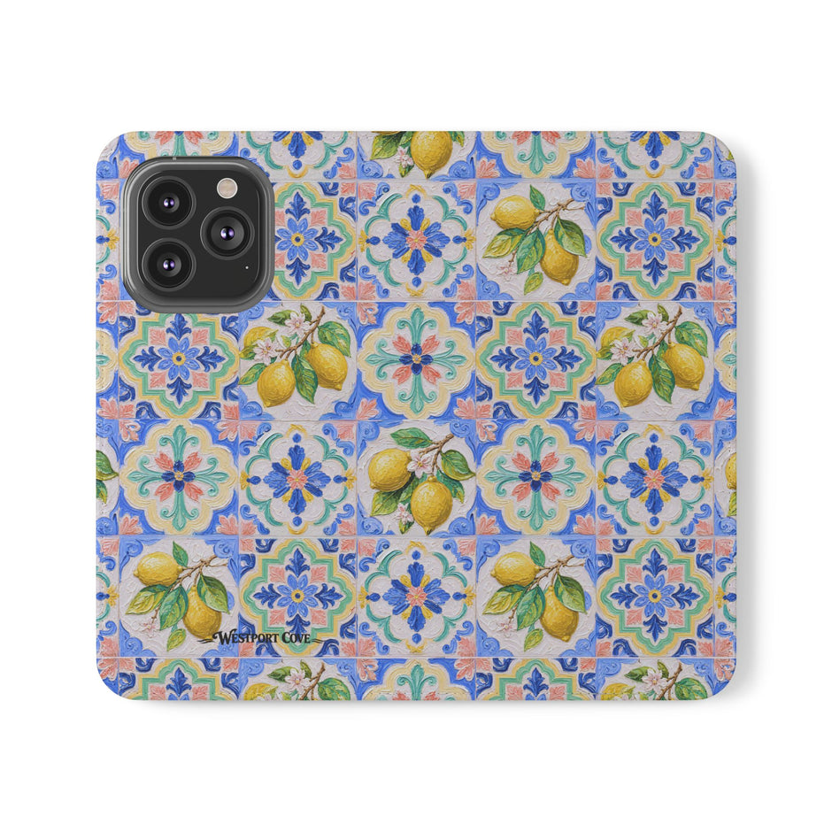 Santorini Lemon - Flip Case