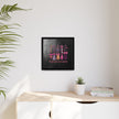 Halloween Broom Canvas Print — “A Girl Gotta Have Options” Framed Wall Art