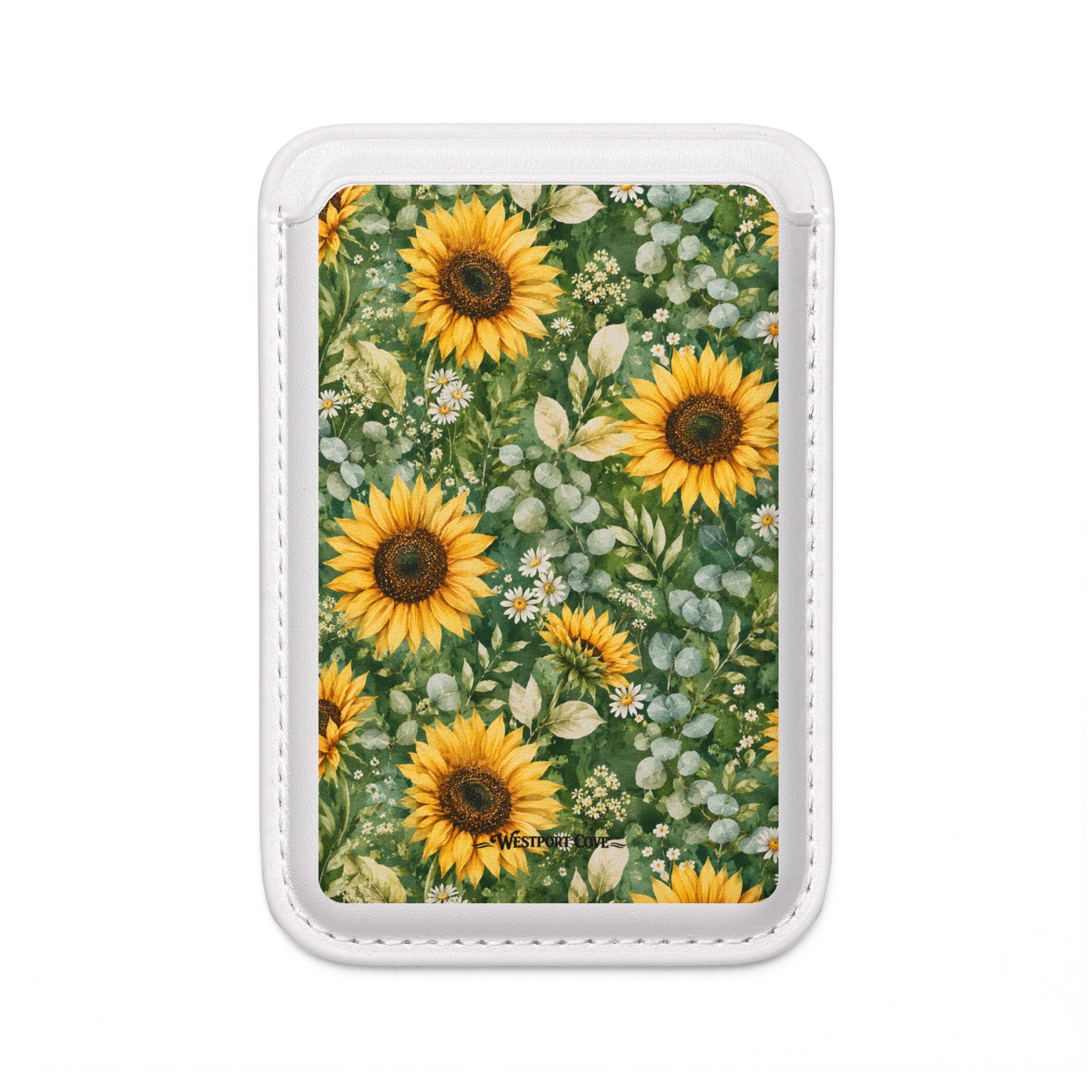 Sunflower Garden - MagSafe Vegan Card Holder