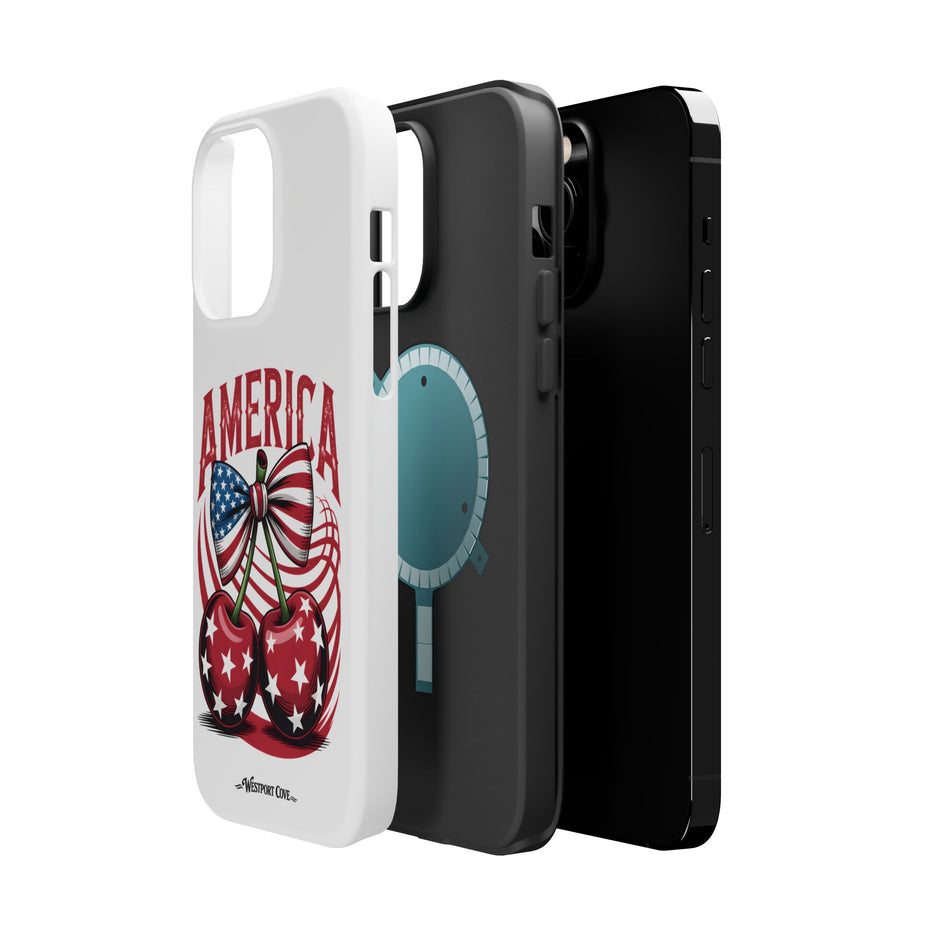 Patriotic Cherry - Extreme MagSafe Phone Case