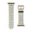 Be Mine; or Not - Pastel Heart Pattern Apple Watch Band — Cute Candy Hearts Watch Strap